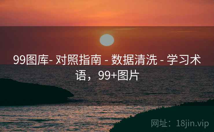 99图库- 对照指南 - 数据清洗 - 学习术语，99+图片